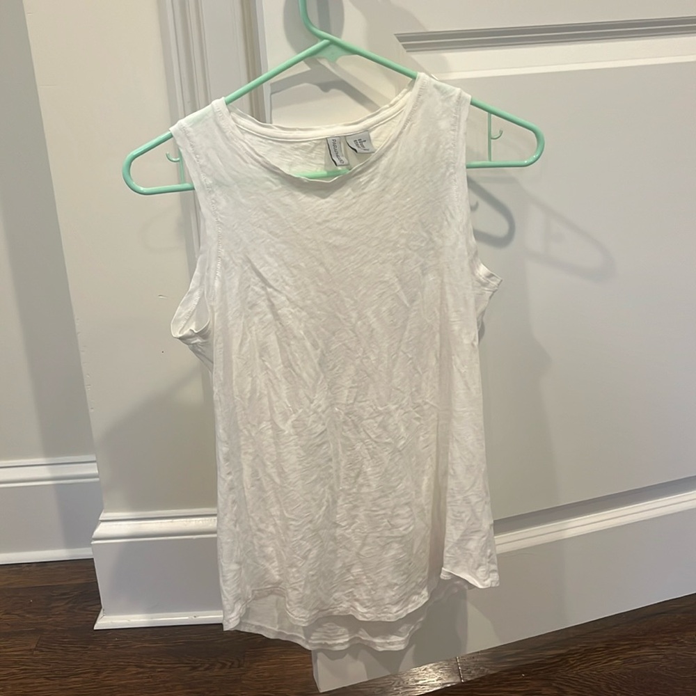 Paraphrase white tank top